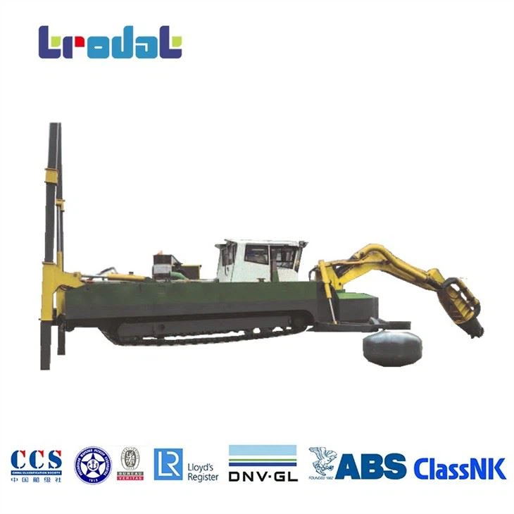 Trodat 31feet Length 2500cubic Meters Amphibious Dredger For Sand Dredging River Lake Ponds