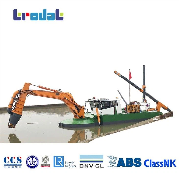 Trodat 31feet Length 2500cubic Meters Amphibious Dredger For Sand Dredging River Lake Ponds